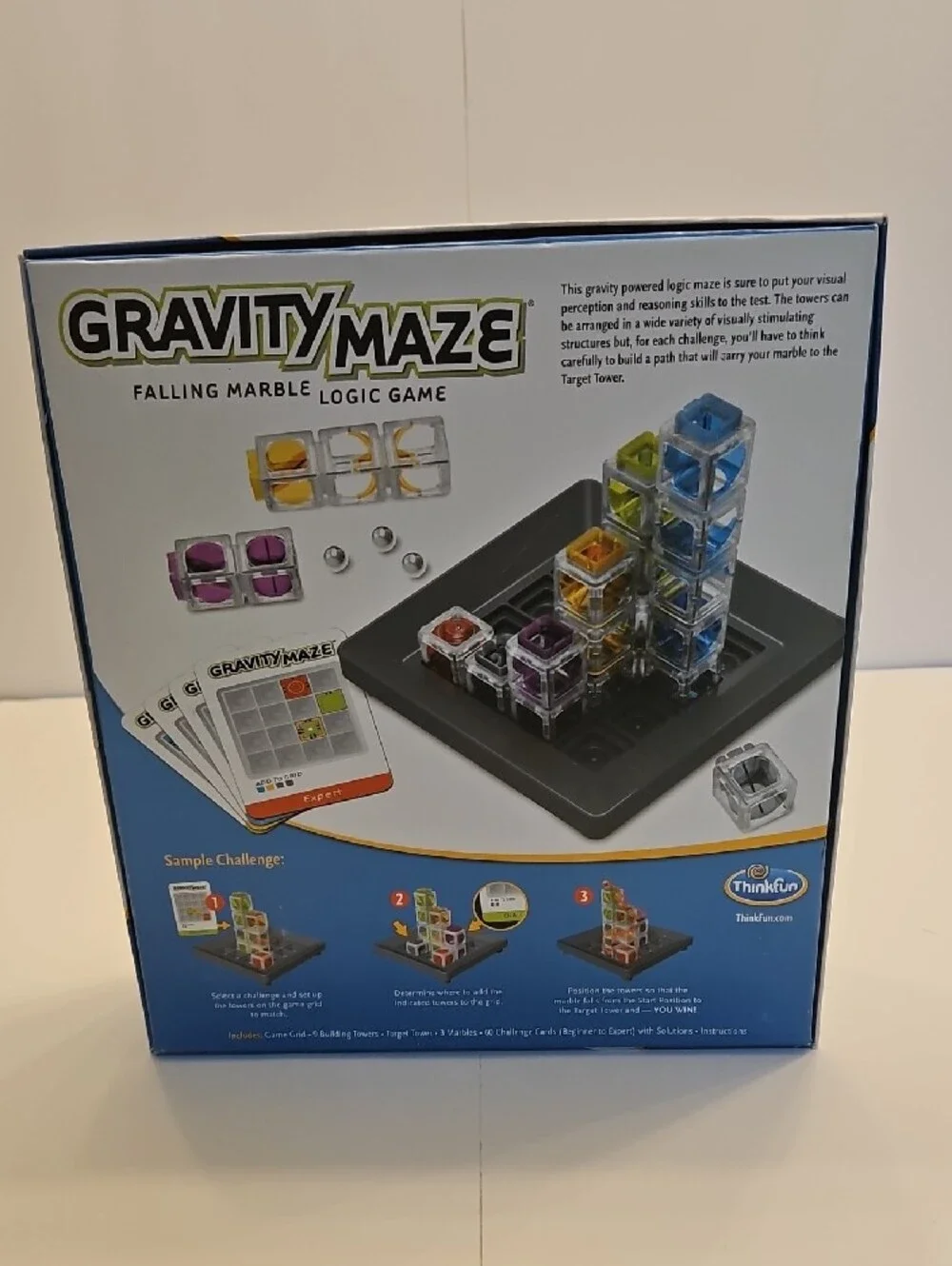 ThinkFun Gravity Maze Falling Marble Logic Game - Multicolor GUC